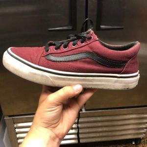 maroon vans